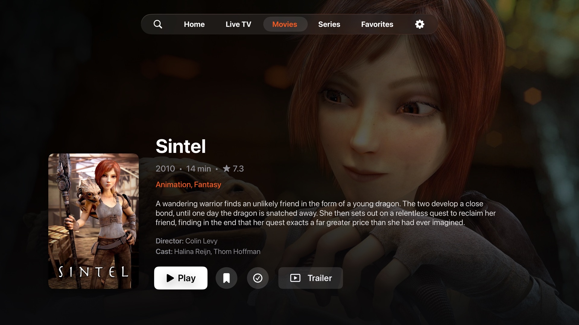 Movie page